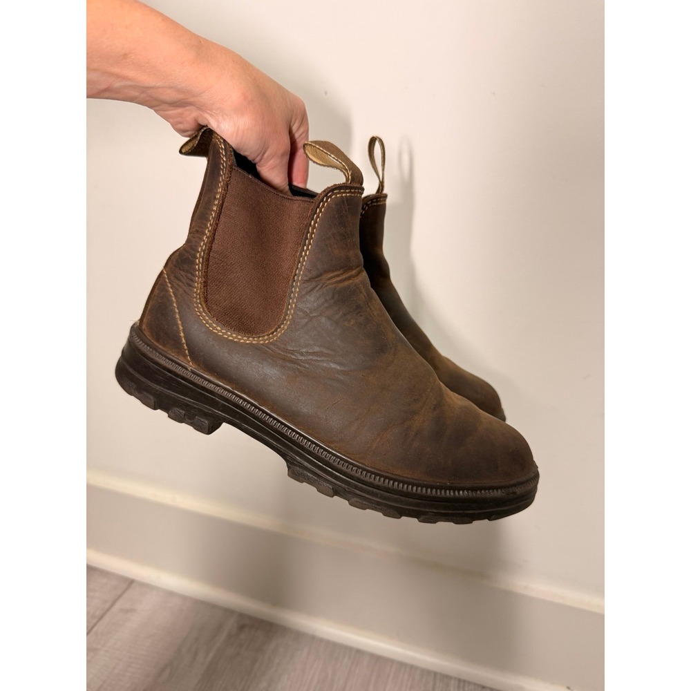 Dark Trail westfork Brown leather boots men's 7‎